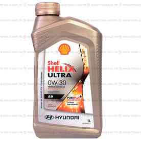 Масло Shell Helix Ultra AH, 0W-30 (A5B5), бутылка 1 л